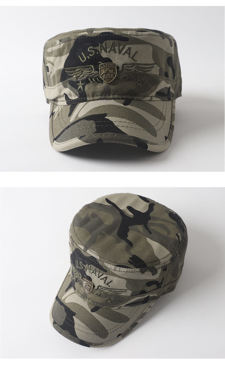 迷彩帽部1队迷彩帽子男士军训作训帽战狼秋冬季军版鸭舌帽冬天平顶潮