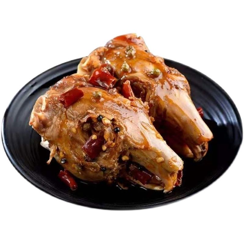 重庆特产嘟嘟麻辣五香兔头308克手撕兔老壳休闲小零食麻辣味