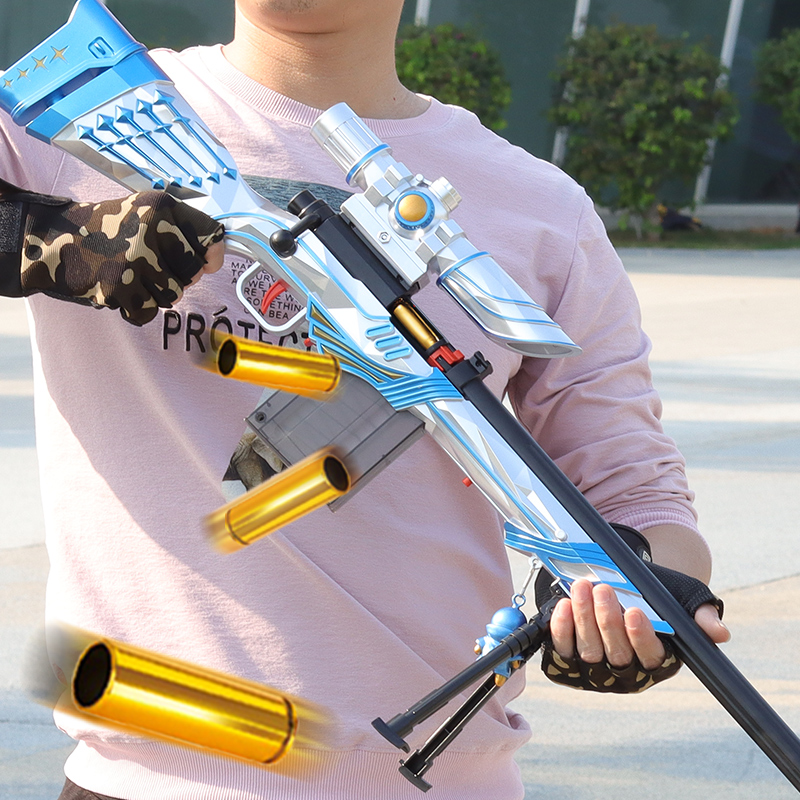 m24星之信仰玩具枪抛壳枪弹壳儿童玩具软弹枪awm男孩大号玩具抢 抖音
