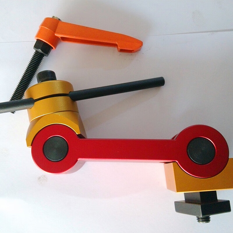 铣床定位器cnc定位器t槽m10m12m14m16万向工件定位器碧貂红色t型槽m10