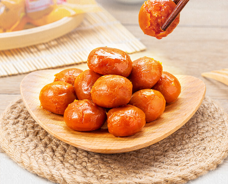 熟蛋黄60枚即食熟咸海鸭流油蛋黄