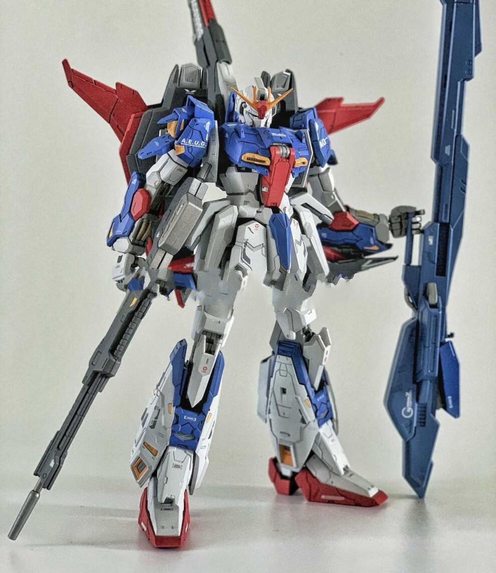 万代大班模型紫毛重炮dx高达拼装强袭异端自由飞翼元祖扎古 决斗高达