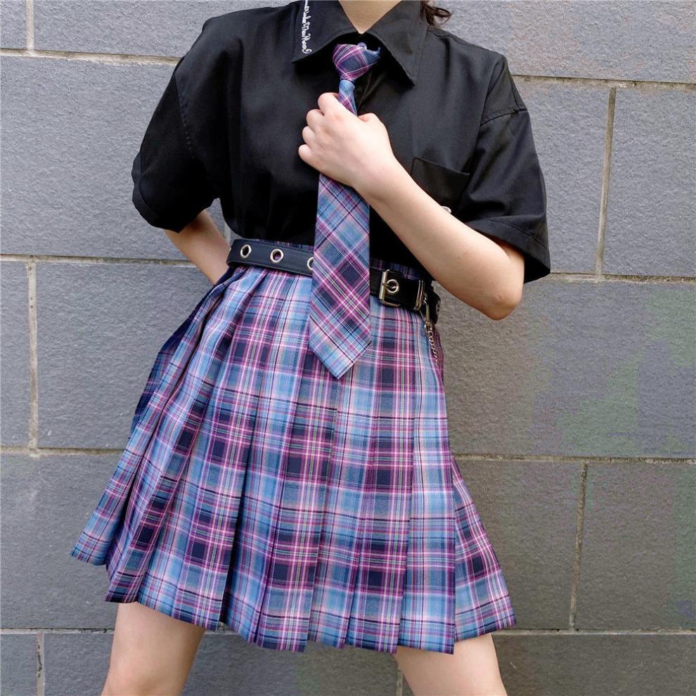 京选品质步雳理想电竞少女jk制服套装格裙百褶裙学生jk制服裙子jks