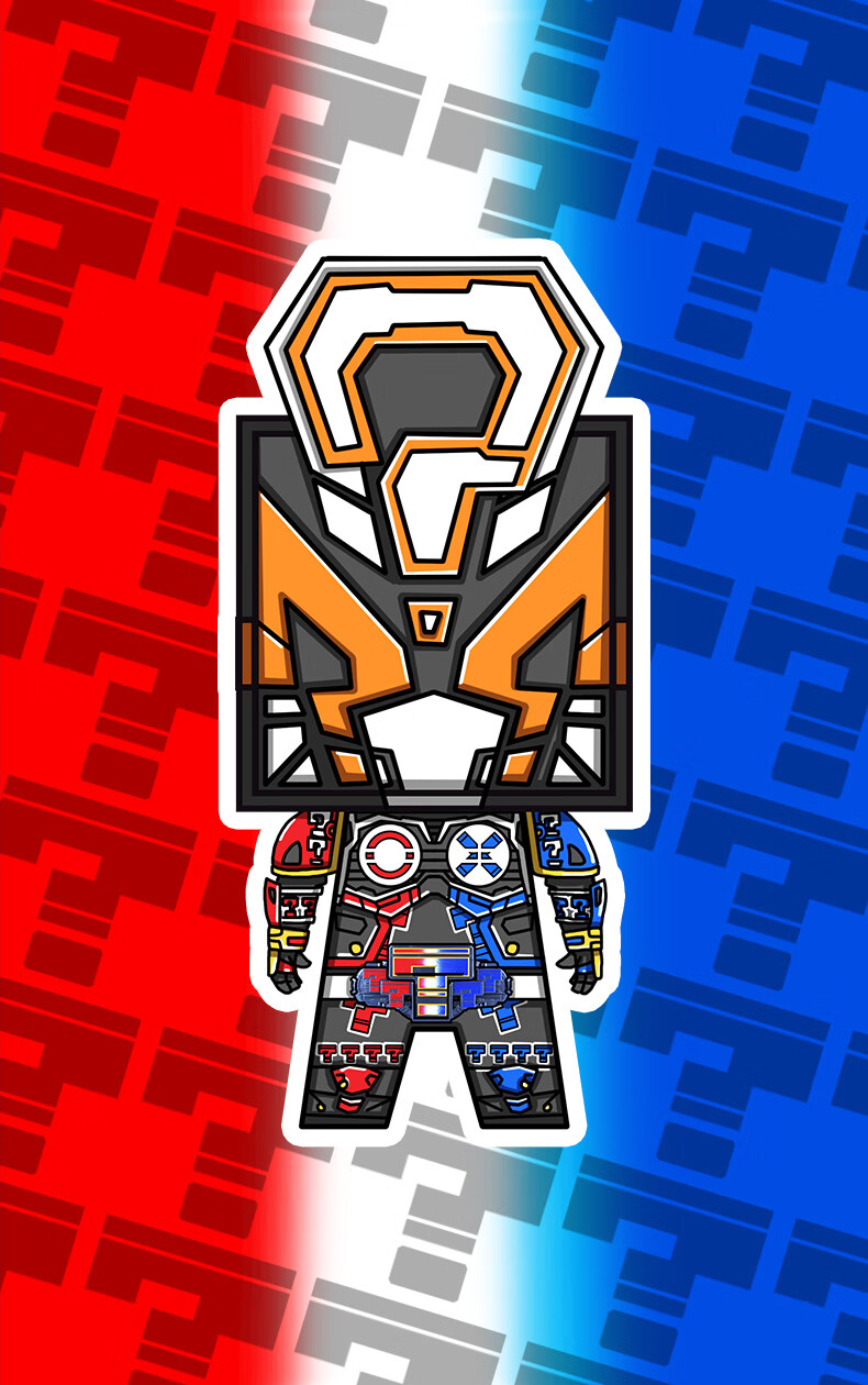 假面骑士纸模型decade拼装动漫zero-one纸模diy手工纸模手办立体 讯【