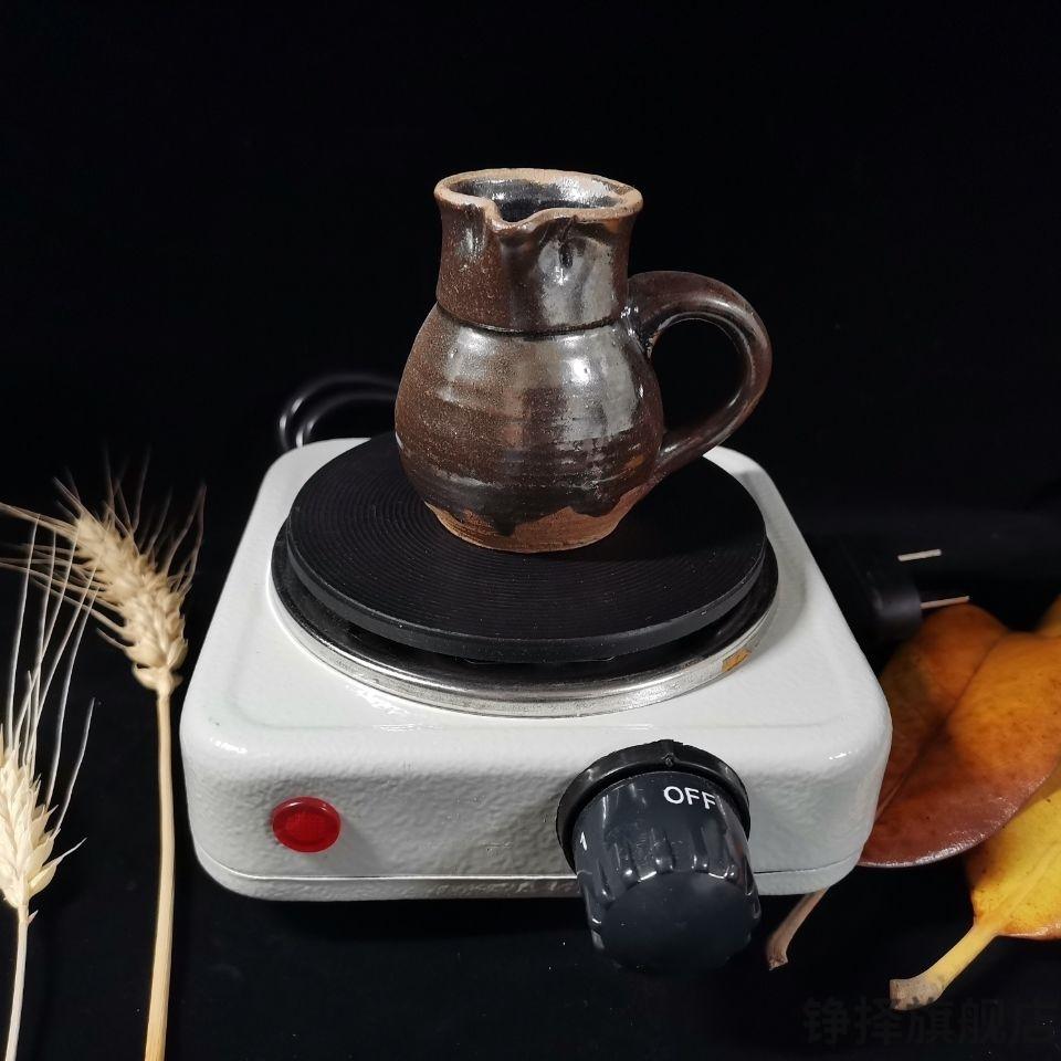 甘肃罐罐茶煮茶器罐罐茶煮茶器西北罐罐茶炉子熬茶罐电炉 100ml紫砂长