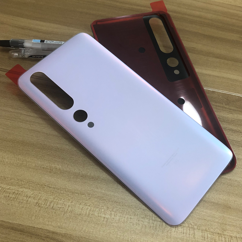 适用于小米10pro5g手机后盖玻璃外壳mi10电池后背屏ag磨砂白色米10