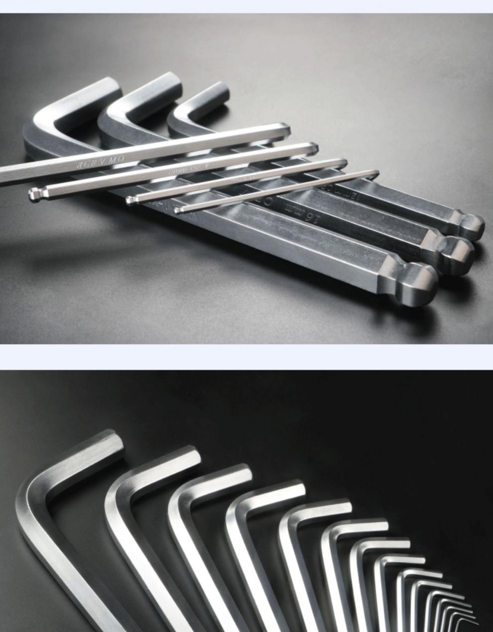 内六角扳手单件套内六角螺丝刀单件套内六方扳手球头六角板手工具crv