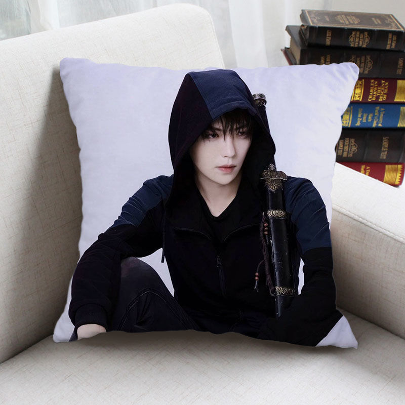 肖宇梁周边抱枕张起灵同款照片来图定制小鱼粮女孩礼物午休床靠 5 35*