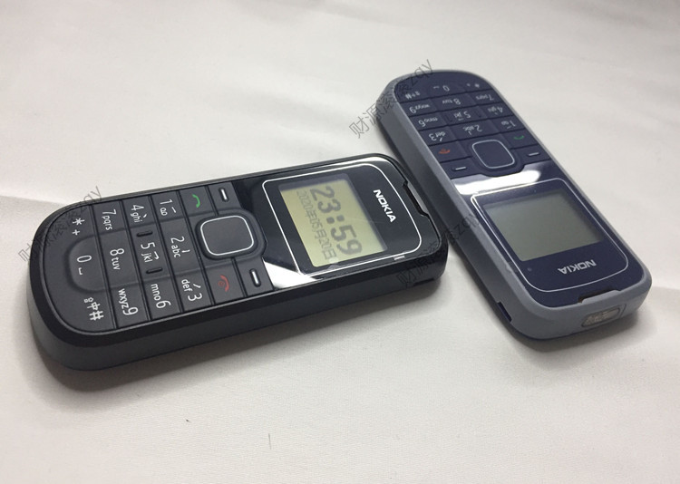 车间保密手机黑白屏诺基亚1202经典直板按键保密戒网备用学生手电筒