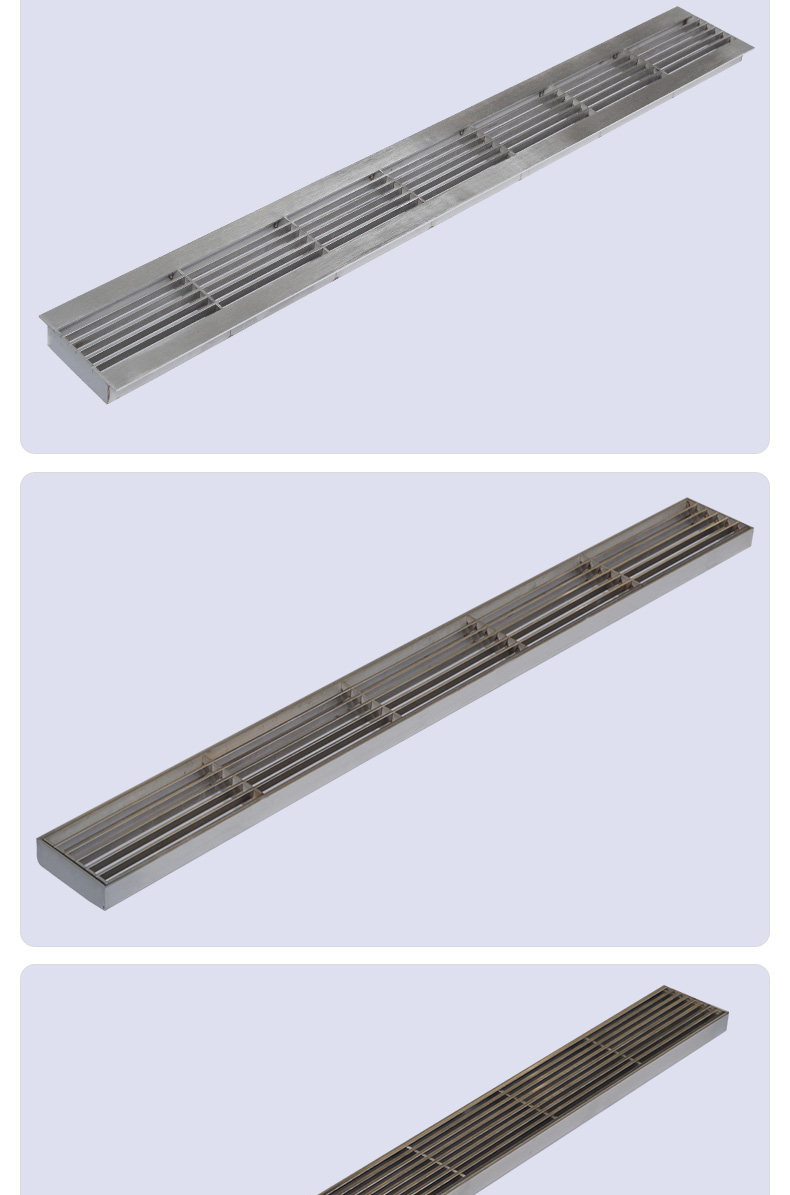 不鏽鋼排水溝格柵排水槽蓋板廚房車庫下水道地溝雨水篦子現貨定製304