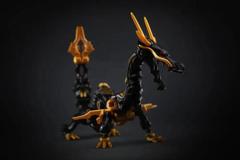52toys猛兽匣限定52toys猛兽匣匣中华龙玄龙黑龙限定动物机甲潮玩模型