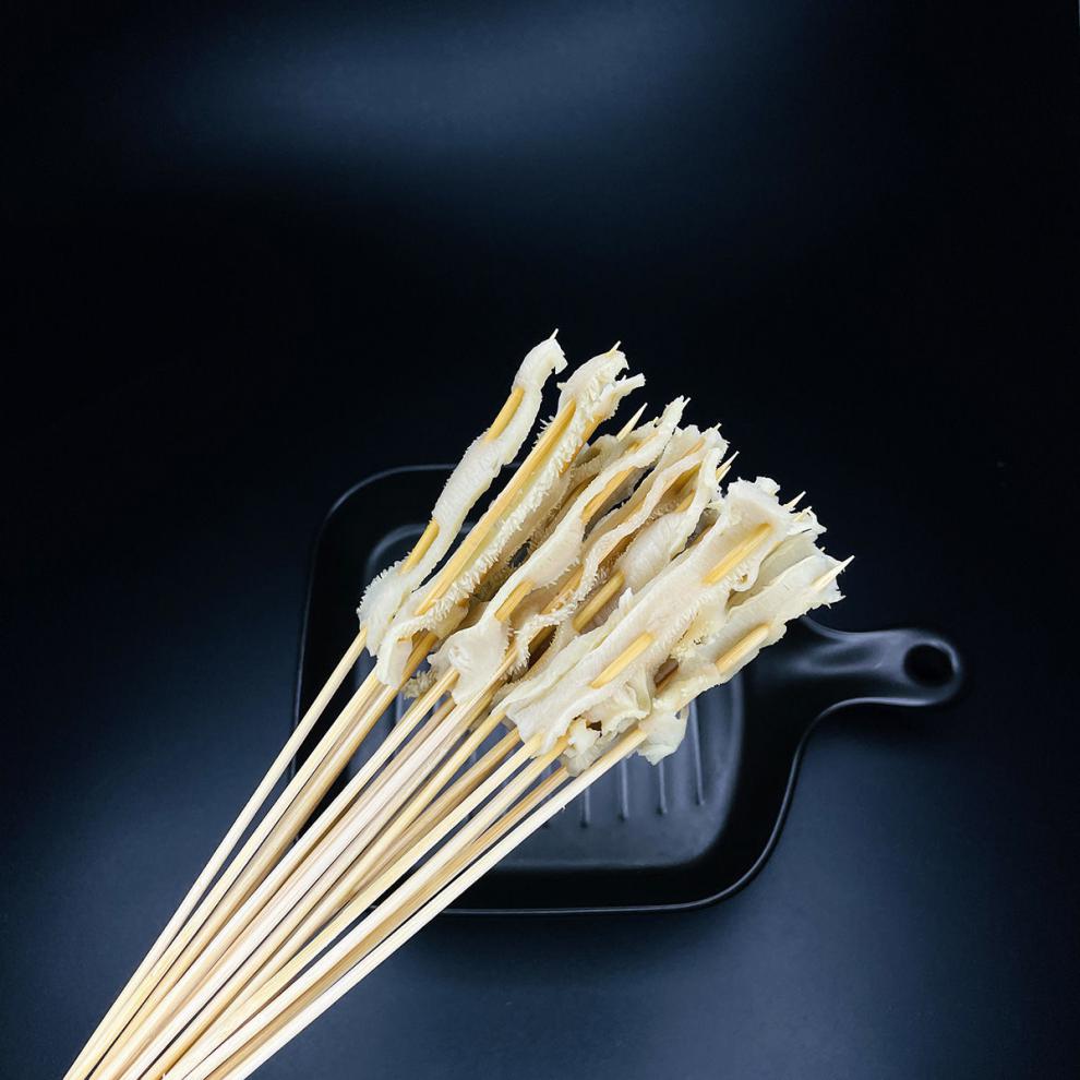 新鲜牛肚小串100串 铁板烧烤火锅食材网红冷锅涮毛肚串 500串【图片 