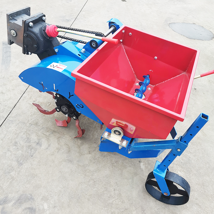 农用手扶车带开沟机 果园开沟施肥回填一体机山药种植开沟施肥机 开沟