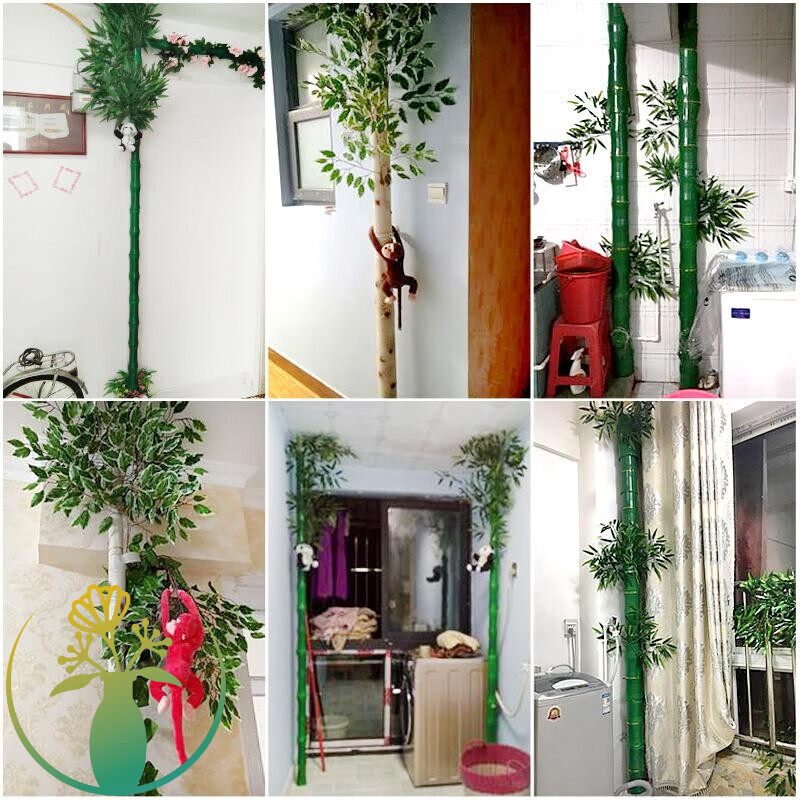 下水管外包装饰下水道煤气暖气管道装饰品创意包柱子美化贴纸卫生间