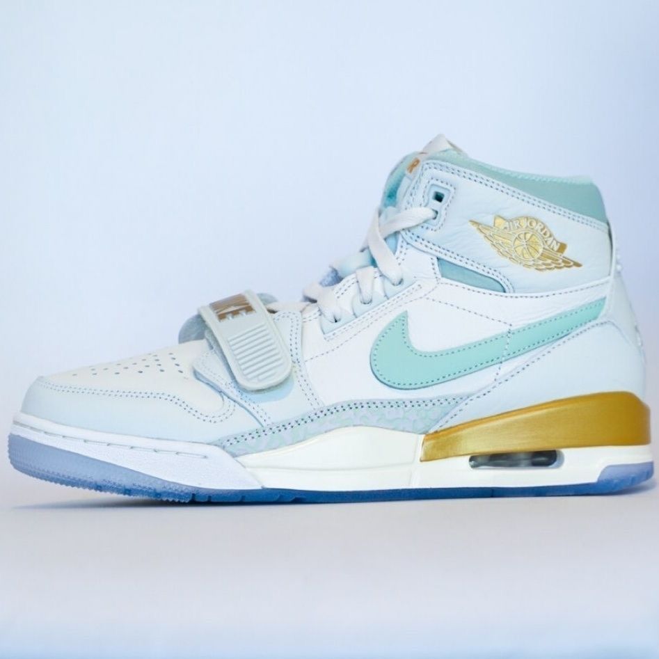运动鞋air jordan 312 三合一杂交翡翠绿虎年高帮运动鞋男女 薄荷绿