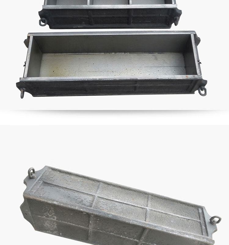 150混凝土钢制铸铁试模试块模具100三联抗压试模707砂浆抗渗试块