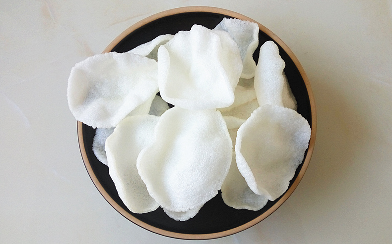 对虾片自己油炸大连产 生龙虾片膨化食品批发 白色虾片(500g*2袋)