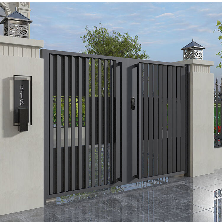 大门农村双开门现代小区别墅花园镀锌围墙门户外自建房院子门 款式05