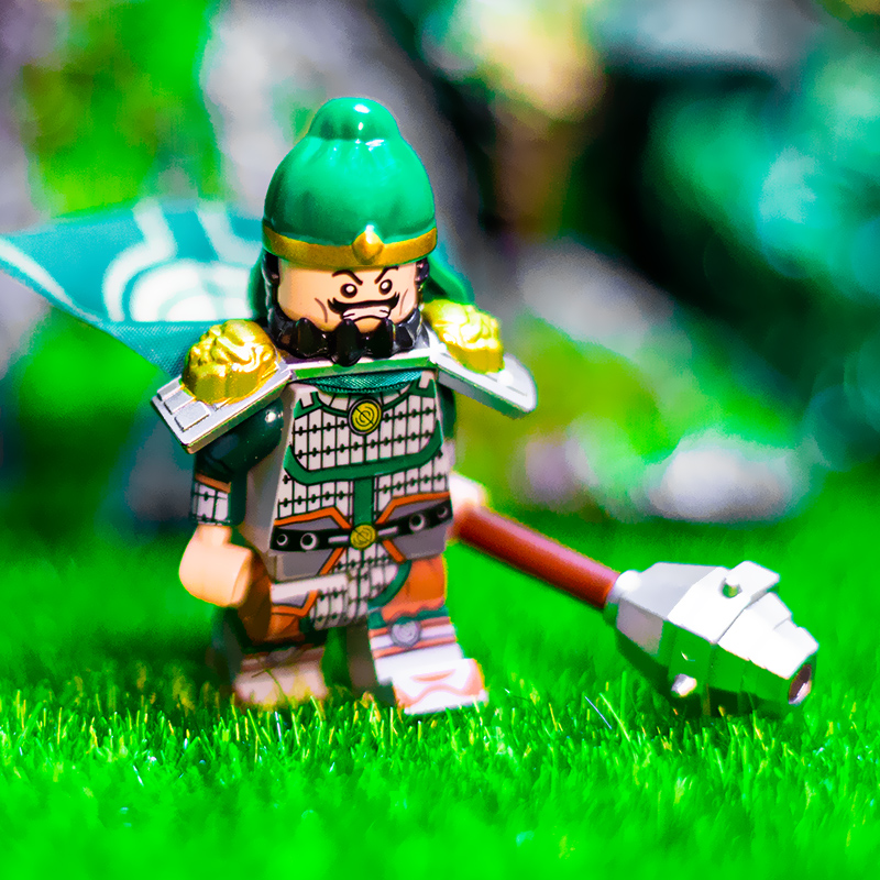 演义魏国夏侯惇第三方小兵三国小侠武将人仔人物积木 三国小侠第四季