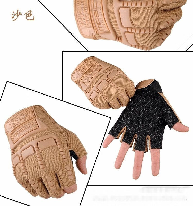 霹雳手套男运动半指手套海豹户外骑行防晒防滑手套格斗健身防护手套