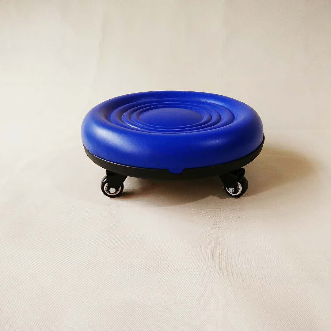 带轮凳子美缝擦地凳小板凳学步凳轱辘沙发凳矮凳滑轮凳洗衣凳 黑色23