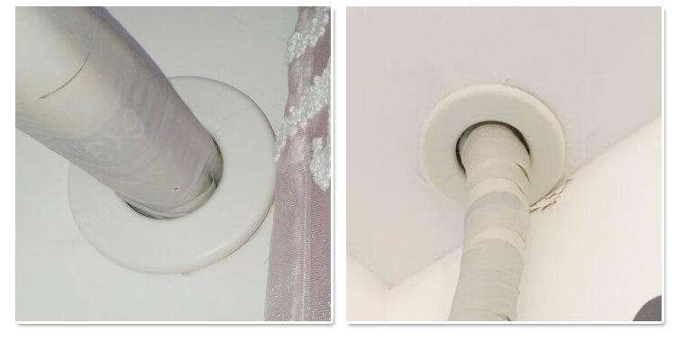 空调眼密封盖空调孔装饰盖空调洞遮丑墙孔堵盖墙洞遮挡套空调管眼口