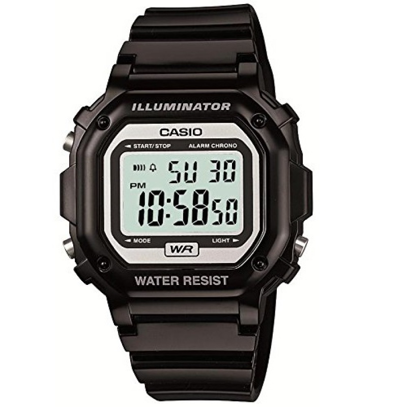 casio卡西欧 海外代购casiof-108whc-7b复古电子表男女中性小方块手表