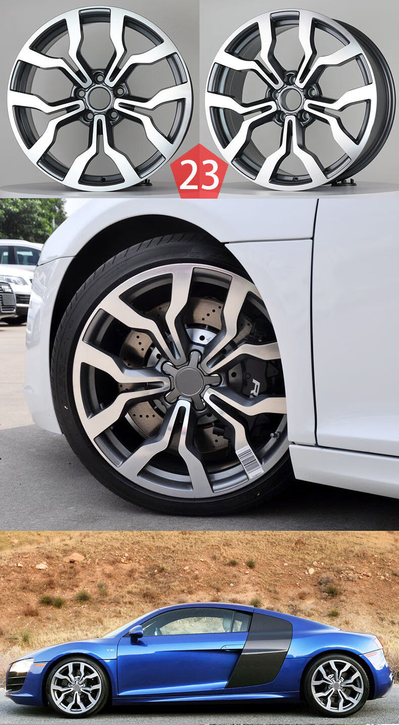 奥迪a4l a6l a3 a5 a7 a8 q5 刀锋汽车轮毂改装17 18 19 20寸 20寸