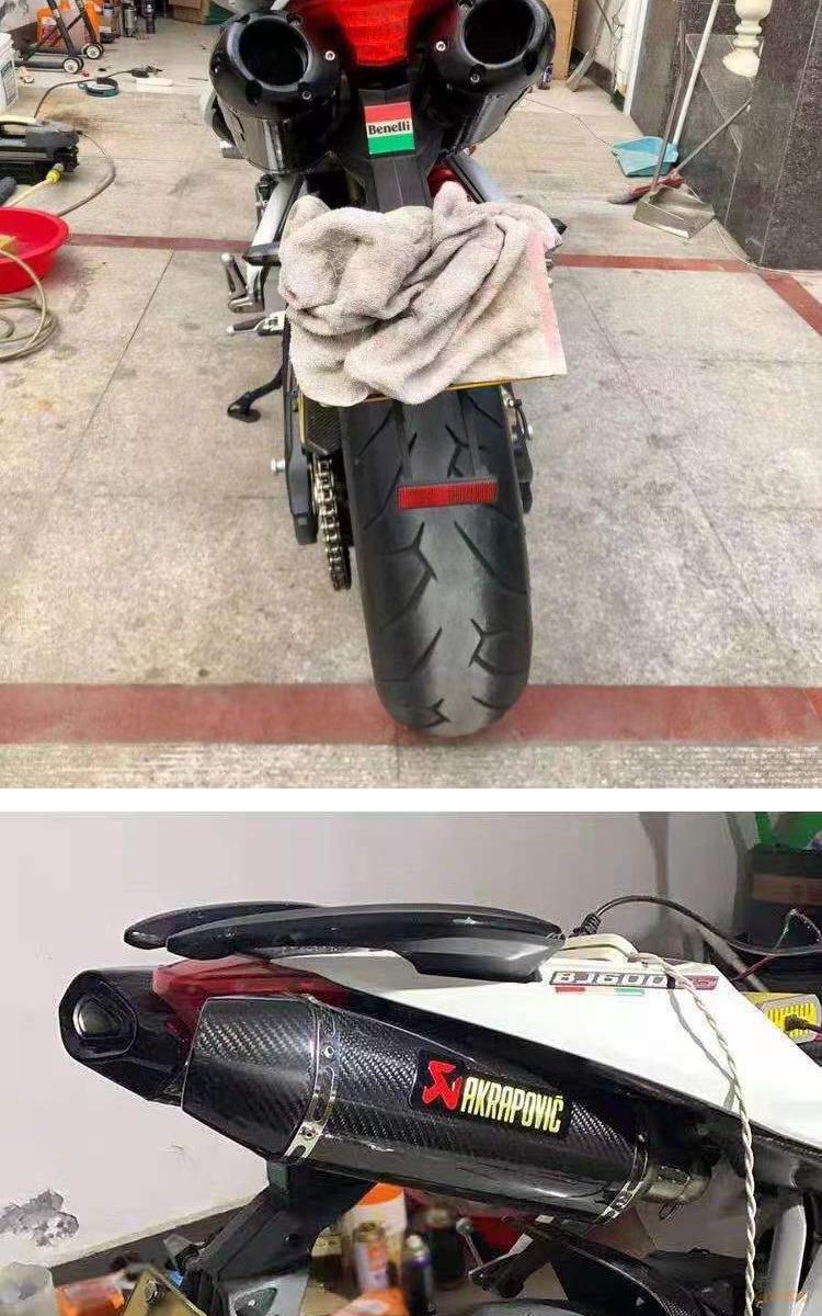 适用于黄龙600改装天蝎排气 黄龙600箭牌排气管 贝纳利tnt600排气