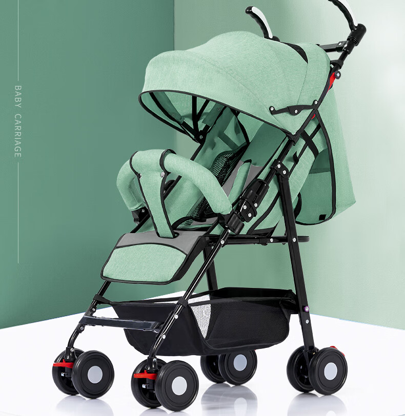 儿童代步车溜娃多功能0-4岁婴儿推车可坐可躺宝宝轻便折叠简易遛娃