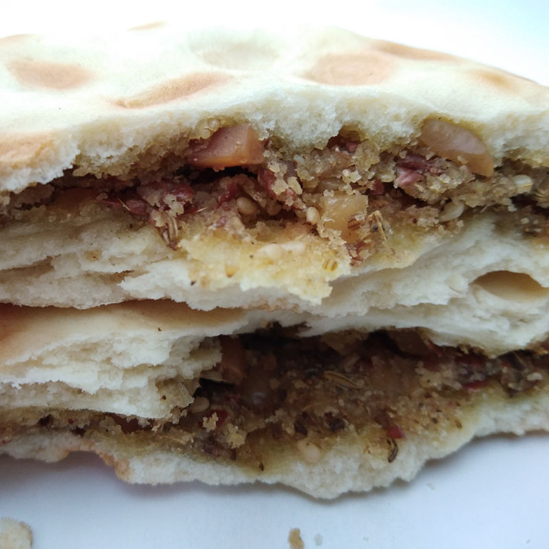 【本店推荐】手工夹心坨坨馍石子馍陕西特产零食小吃锅盔白吉饼烧饼