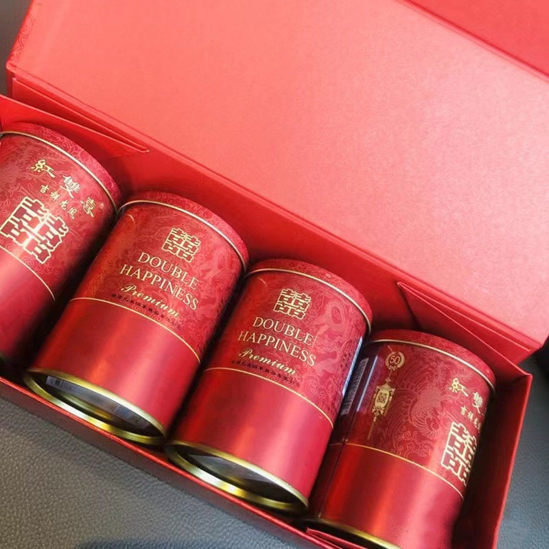 烟酒批发批发hk购罐装50支粗支non-tobacco 【广东十年粉双喜】发一罐