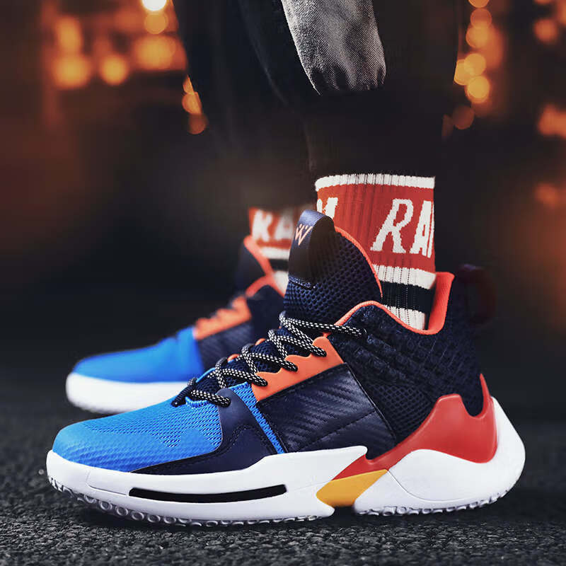 耐ke威少3代实战aj篮球鞋低帮男女学生球鞋雪花白灰全迷彩战靴 官网鞋