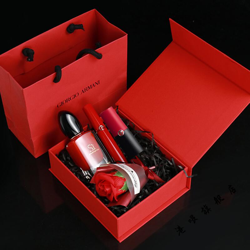 情人节礼物阿玛尼红管唇釉口红哑光礼盒套装老婆女友生日礼物女单支