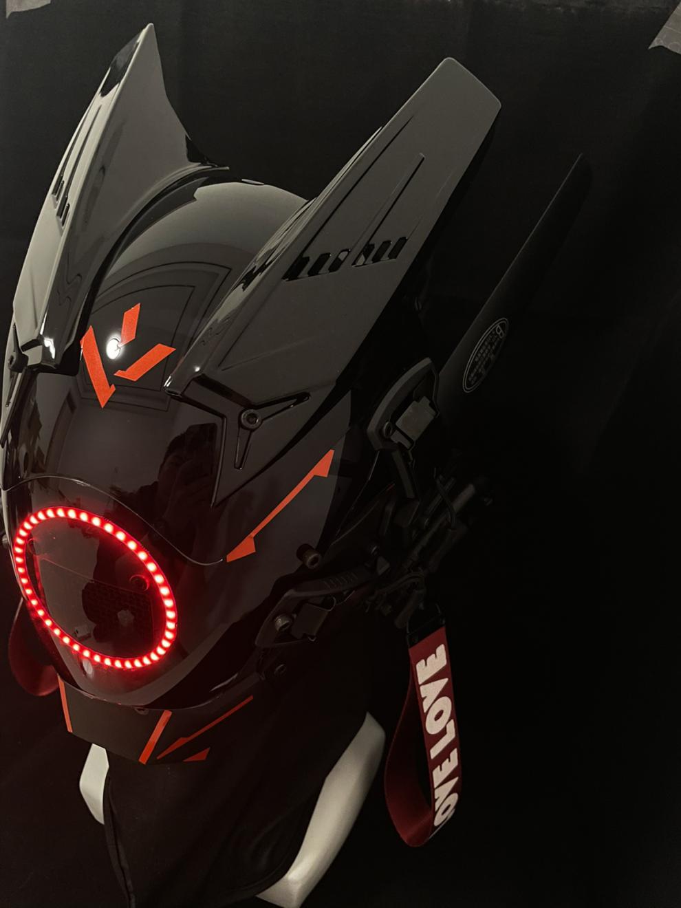 赛博朋克朋克面具赛博朋克面具cosplay面罩角色扮演摄影街拍面具演出