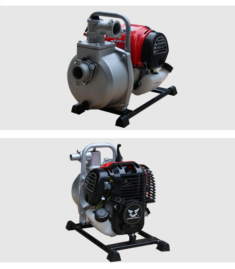 四冲程宗申s35配1寸小型抽水机汽油水泵自吸泵农用灌溉抽水排灌机