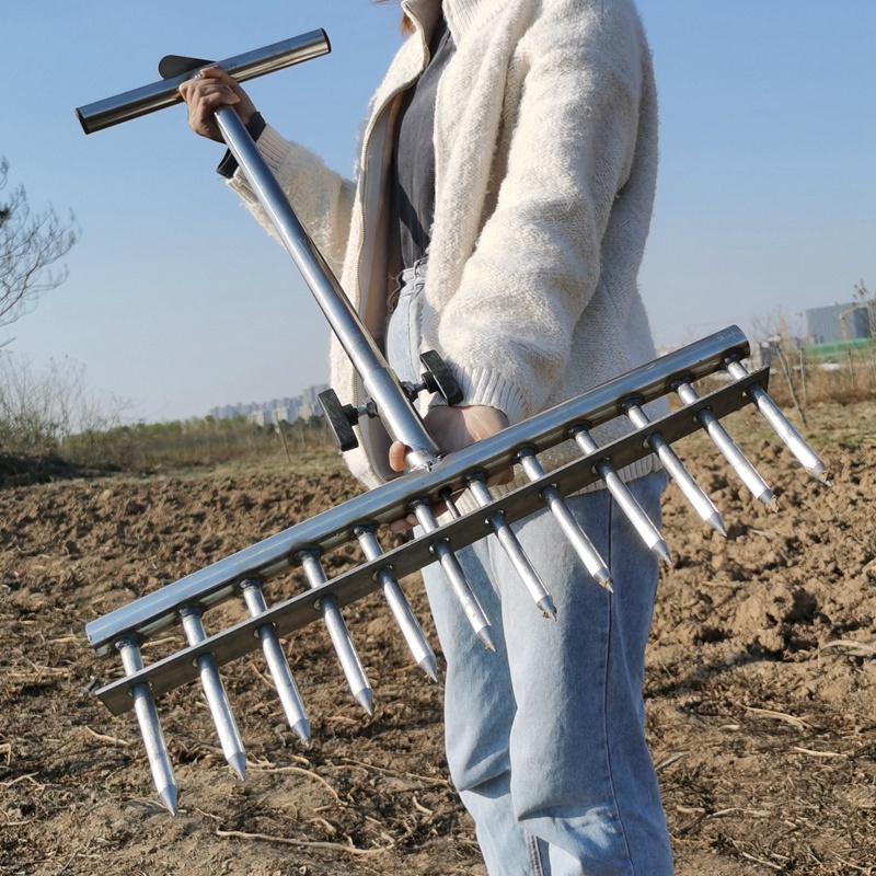 栽葱神器葱栽子大葱叉子自动打孔工具洋葱种菜打孔器移苗栽苗种葱好运