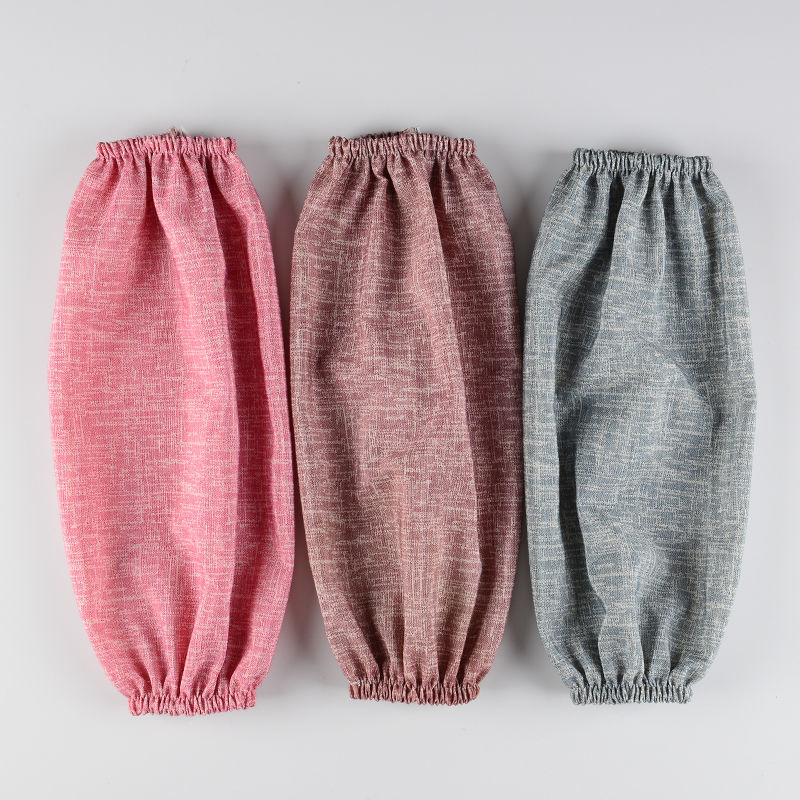 护袖男款棉套袖中长款宽松洋气帆布护袖男女家庭清洁工作羽绒服袖套