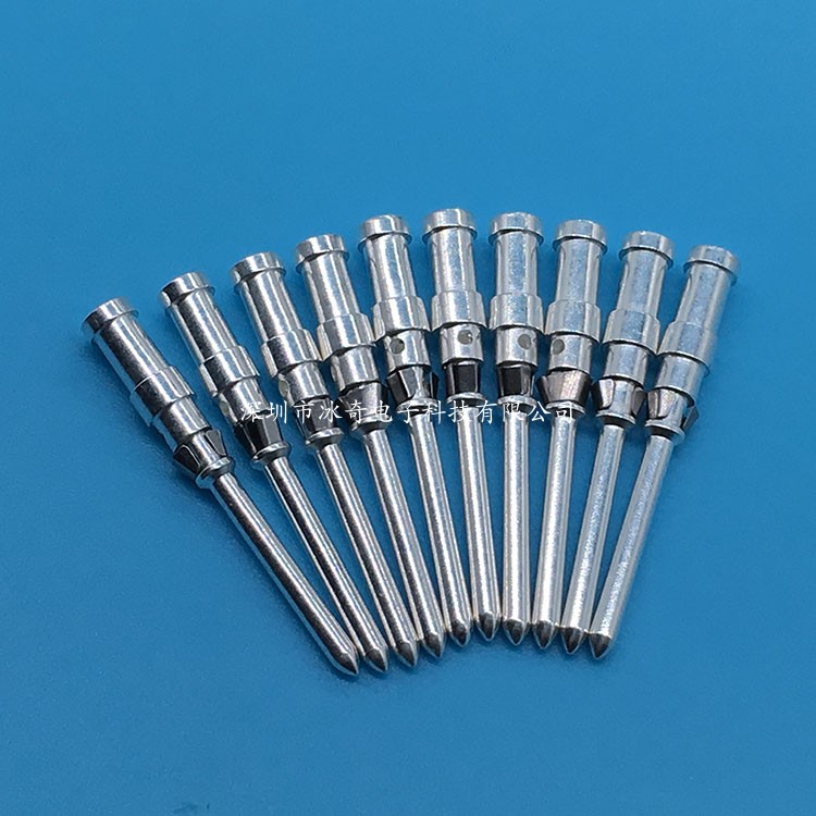 10a冷压公针镀银端子hd重载插针 cdsm-0.37 0.5 0.75 1.0 1.5 2.5 1.