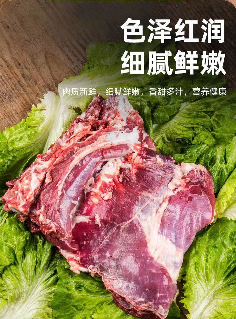 清真原切羔羊腩羊腹肉瘦羊腩肥瘦适宜适合烧烤炖煮臻鲜蓓二斤羊腩