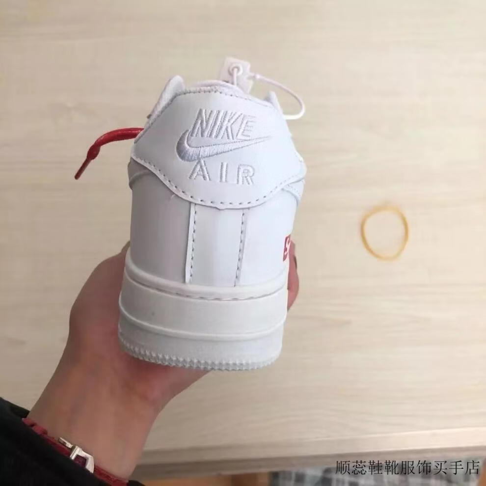 【尖货】耐克空军一号supreme联名运动板鞋男af1低帮滑板鞋女学生休闲