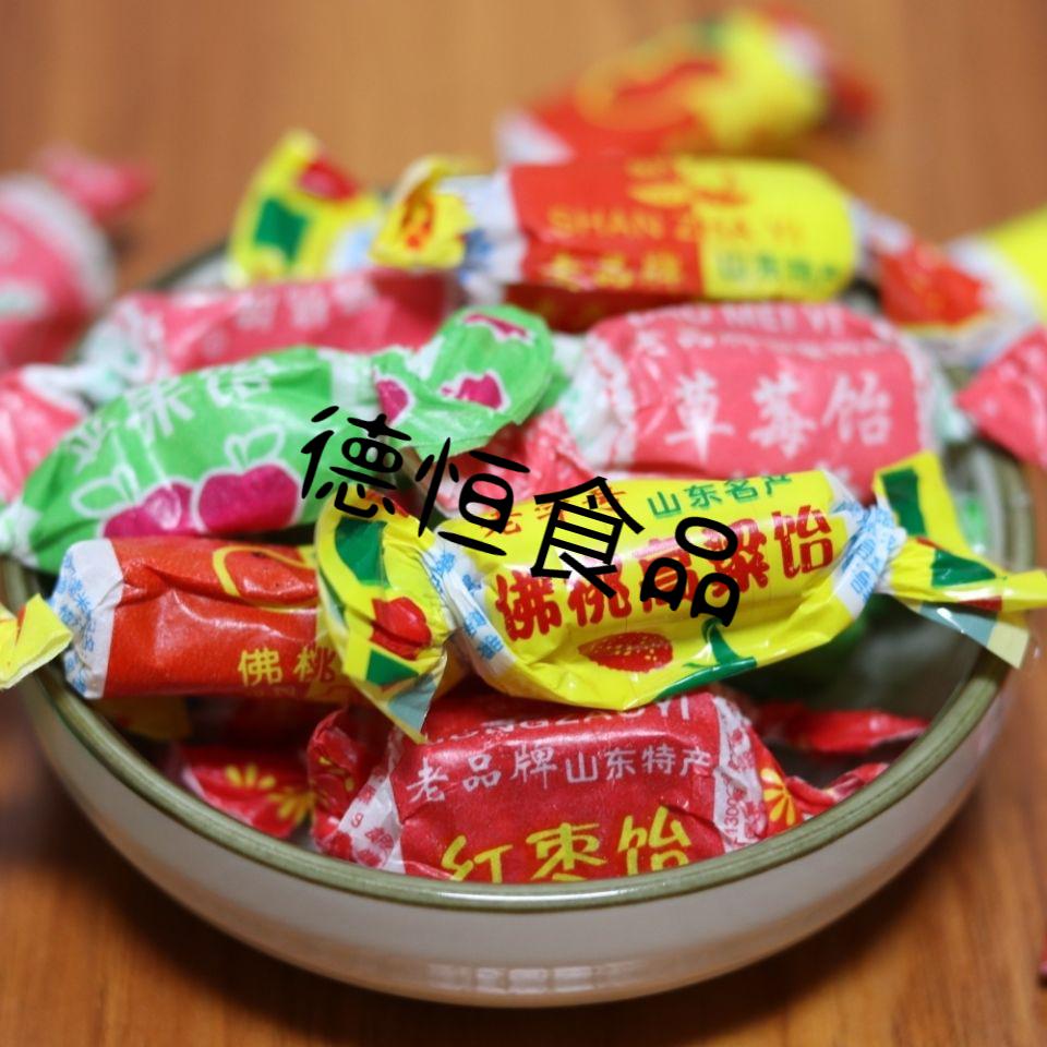 佛桃牌 高梁饴山东青岛特产佛桃牌高粱饴软糖喜糖高粱饴老式怀旧水果
