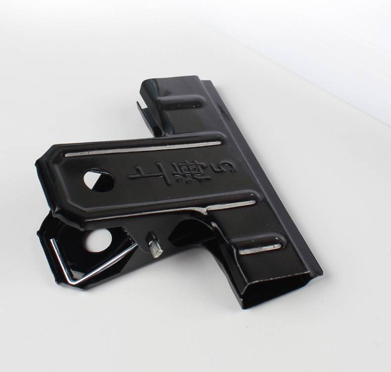 仁印 大铁夹财务票夹黑色金属铁夹子账本强夹装订办公用品复古书夹子