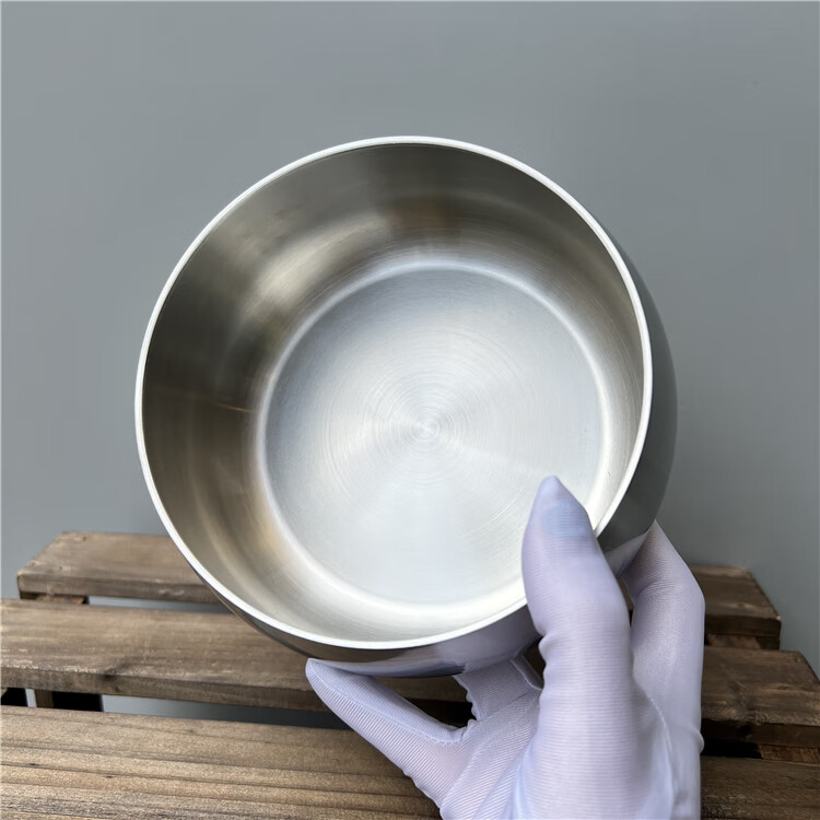 304不锈钢饭碗料理碗泡面碗家用冷面碗沙拉碗冷菜碗凉面碗14cm法海钵