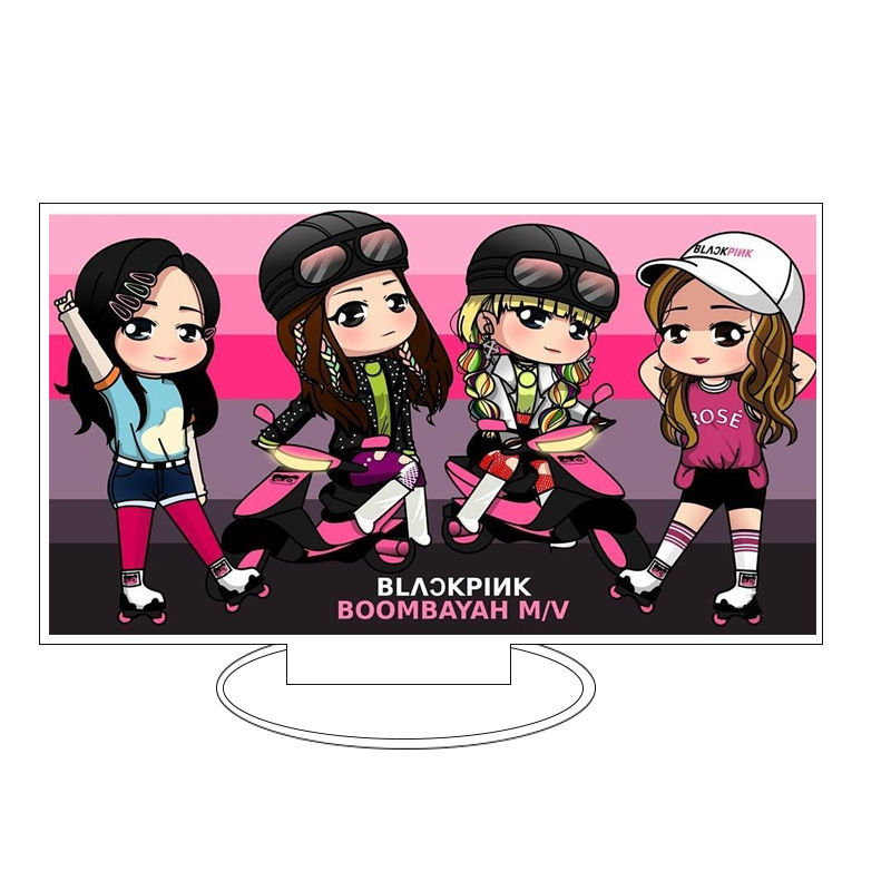 blackpink立牌lisa金智秀jisoo金珍妮jennie朴彩英ros07同学送礼 bp