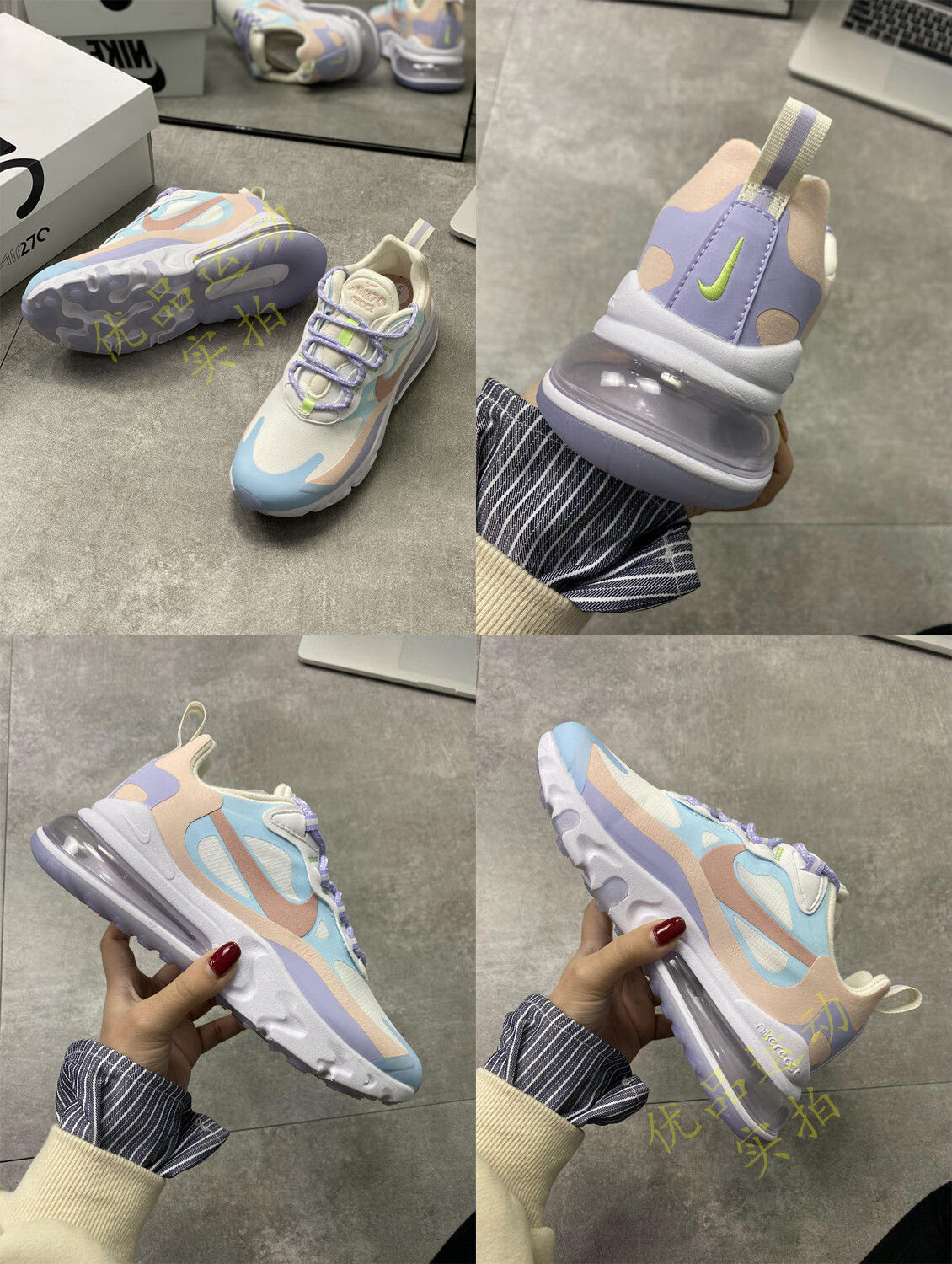 联名airmax270气垫鞋男减震超轻便女学生运动跑步鞋健身训练软底270v3