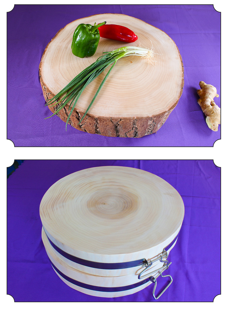 沾板菜板整木儒素泰兴白果树切菜板银杏木砧板家用实木砧板整木菜板