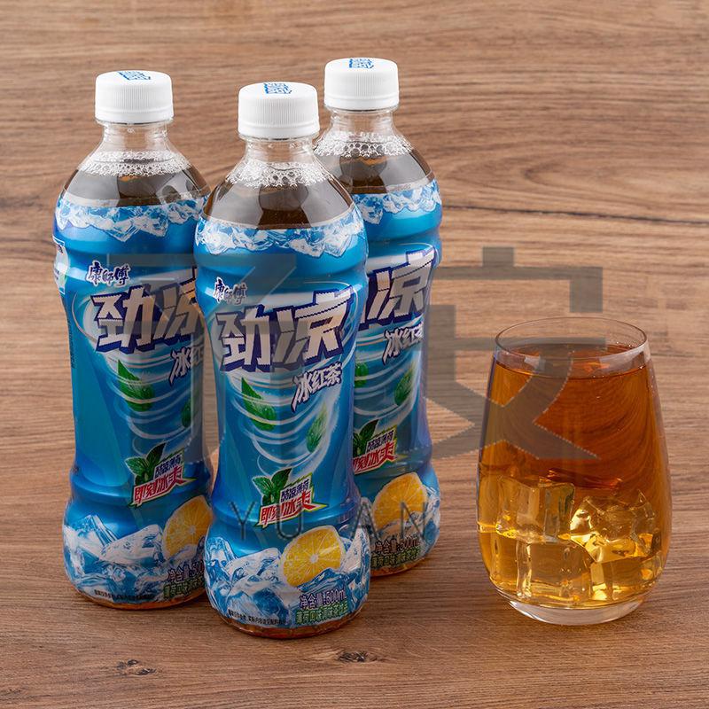 劲凉冰红茶 500ml*8/15瓶劲凉冰红茶薄荷味清凉茶饮料夏季饮品下午