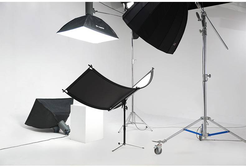 u型摄影反光板打光拍照补光板弧形反光板人像证件眼神光华幻银色反光