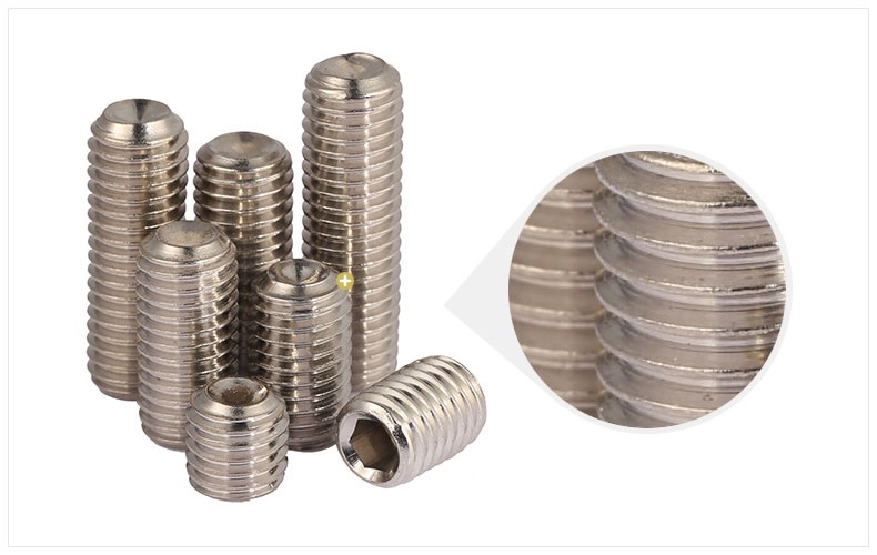 【m1.6m2 m2.5 m3 m4】304不锈钢凹端紧定螺钉螺丝/机米/无头螺丝/内